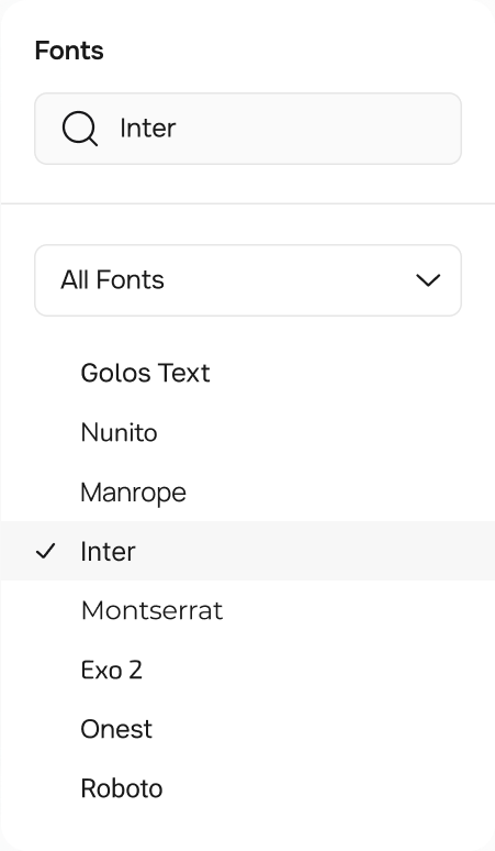 fonts-panel