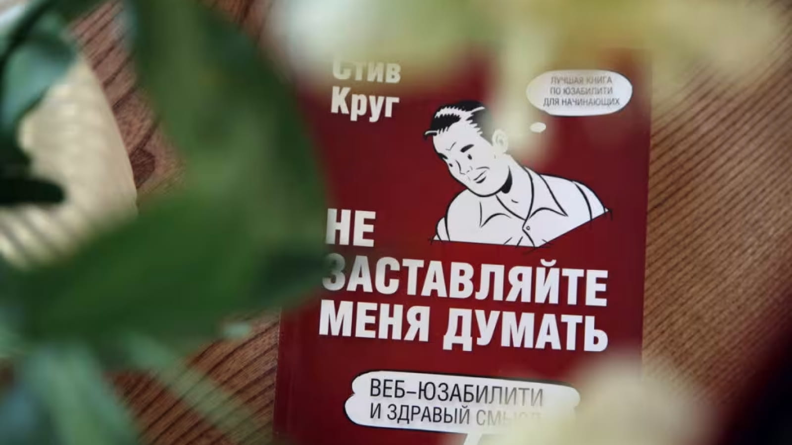 Книга Стива Круга «Не заставляйте меня думать» Обложка книги для дизайнеров «Не заставляйте меня думать»