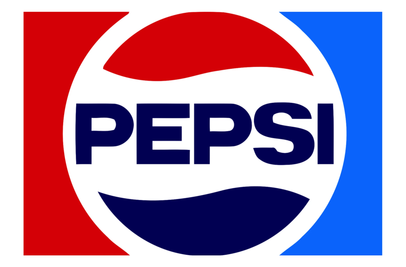 Редизайн логотипа Pepsi в 1970 году