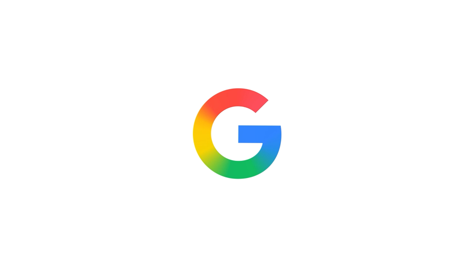 Дизайн нового логотипа Google с градиентной заливкой