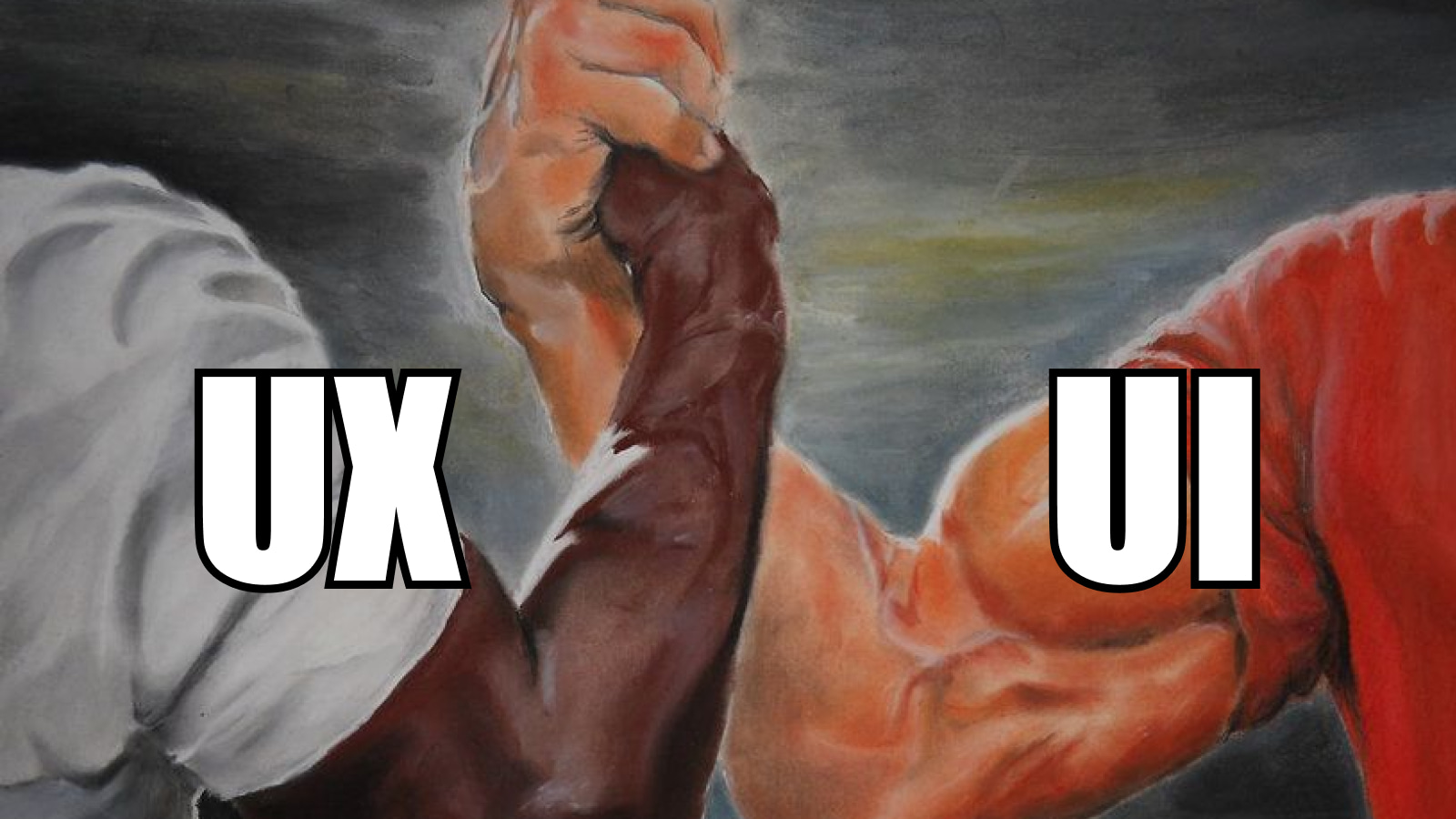 UX и UI должны существовать в гармонии Мем: гармония UX и UI