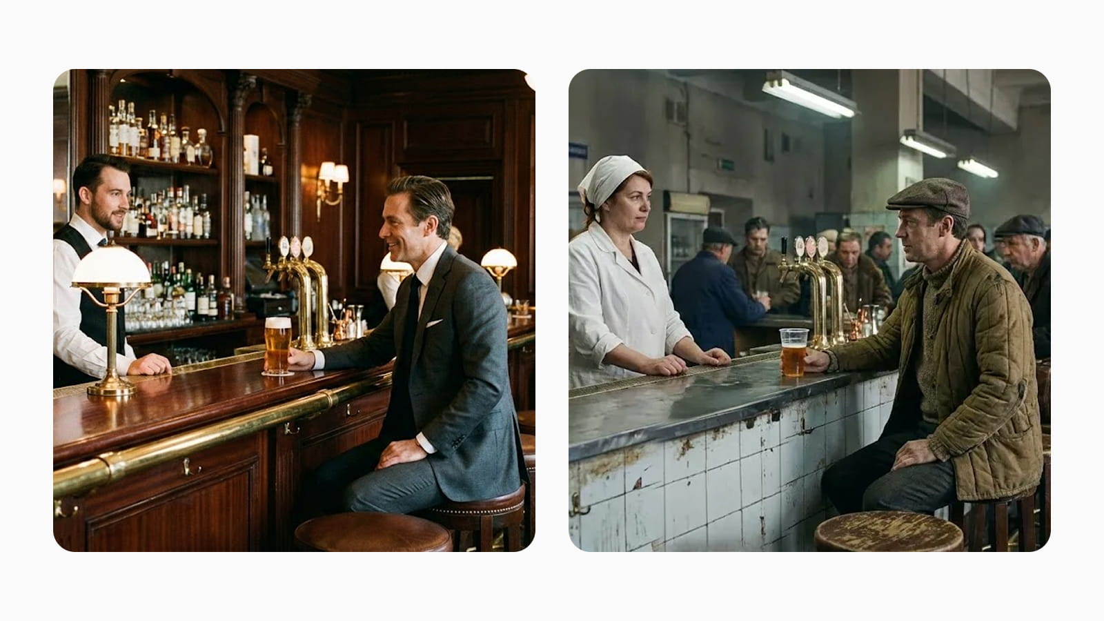 Сравнение богатого и бедного окружения в контексте влияние на восприятие вкуса