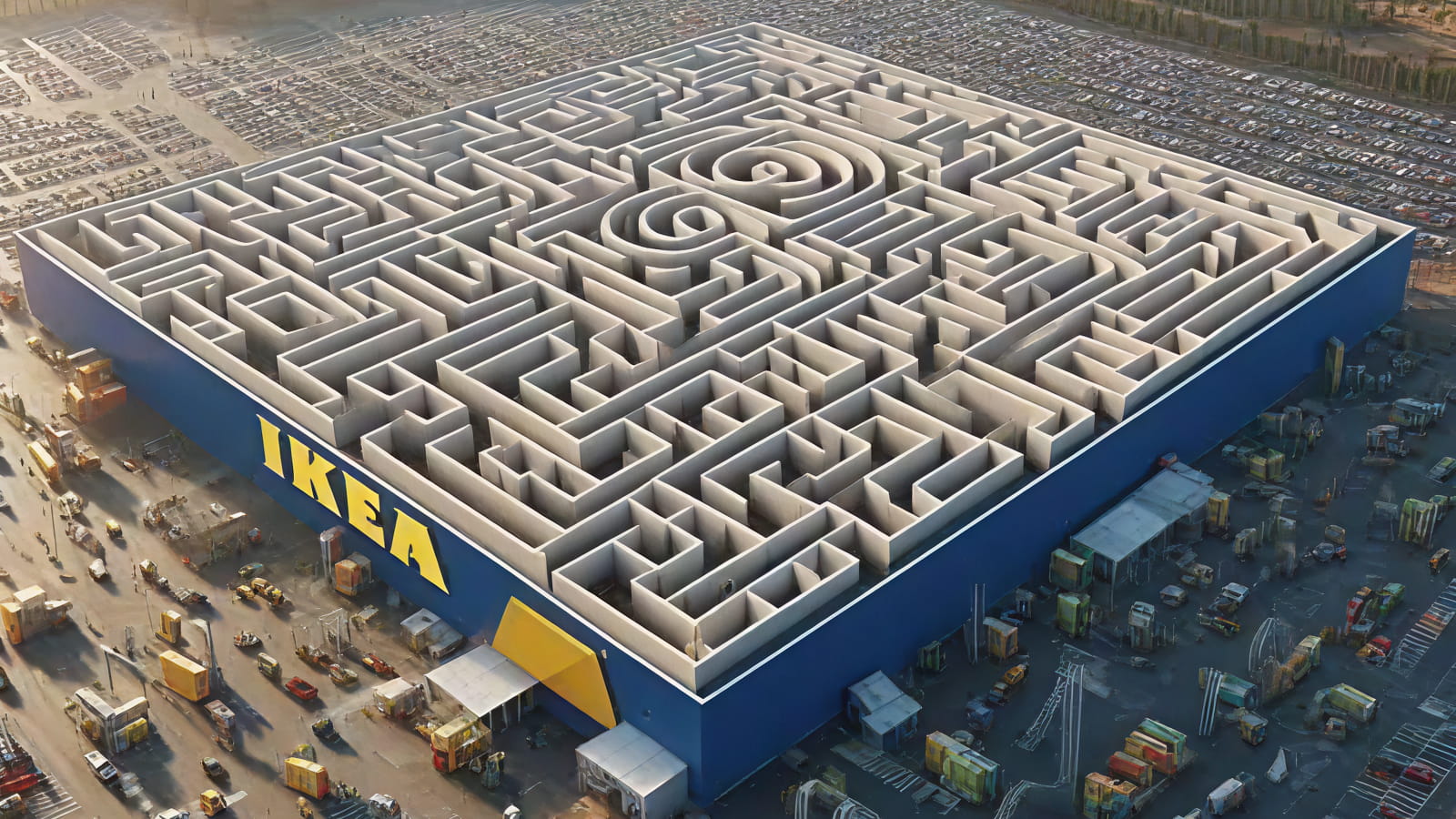 Классический дизайн магазинов ИКЕА изнутри Магазины ИКЕА изнутри могут напоминать большие лабиринты изнутри